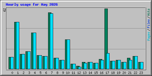 Hourly usage for May 2026